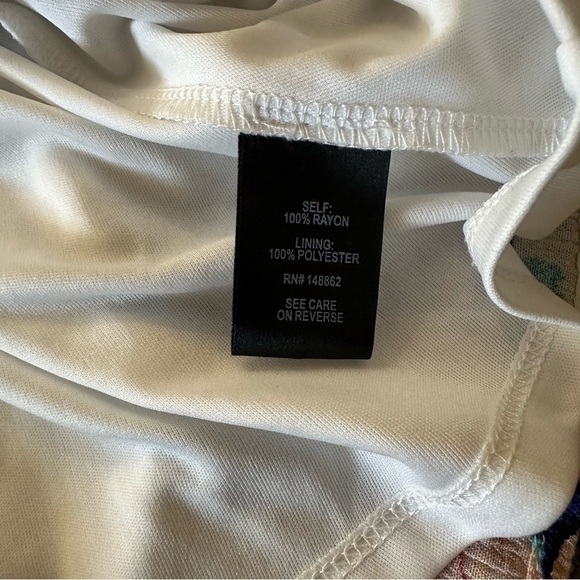 Torrid Mini Gauze Puff Sleeve Skater Dress White Floral - Picture 9 of 11